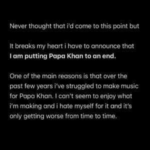 10 Years of Music, Now It’s Over: Why Papa Khan Is Saying Goodbye