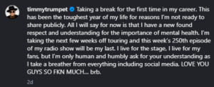 Timmy Trumpet Steps Away From Touring — “Hardest Year of My Life”